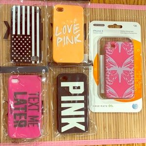 ❌SOLD❌ 5Victoria’s Secret PINK iPhone 4/4s Cases!